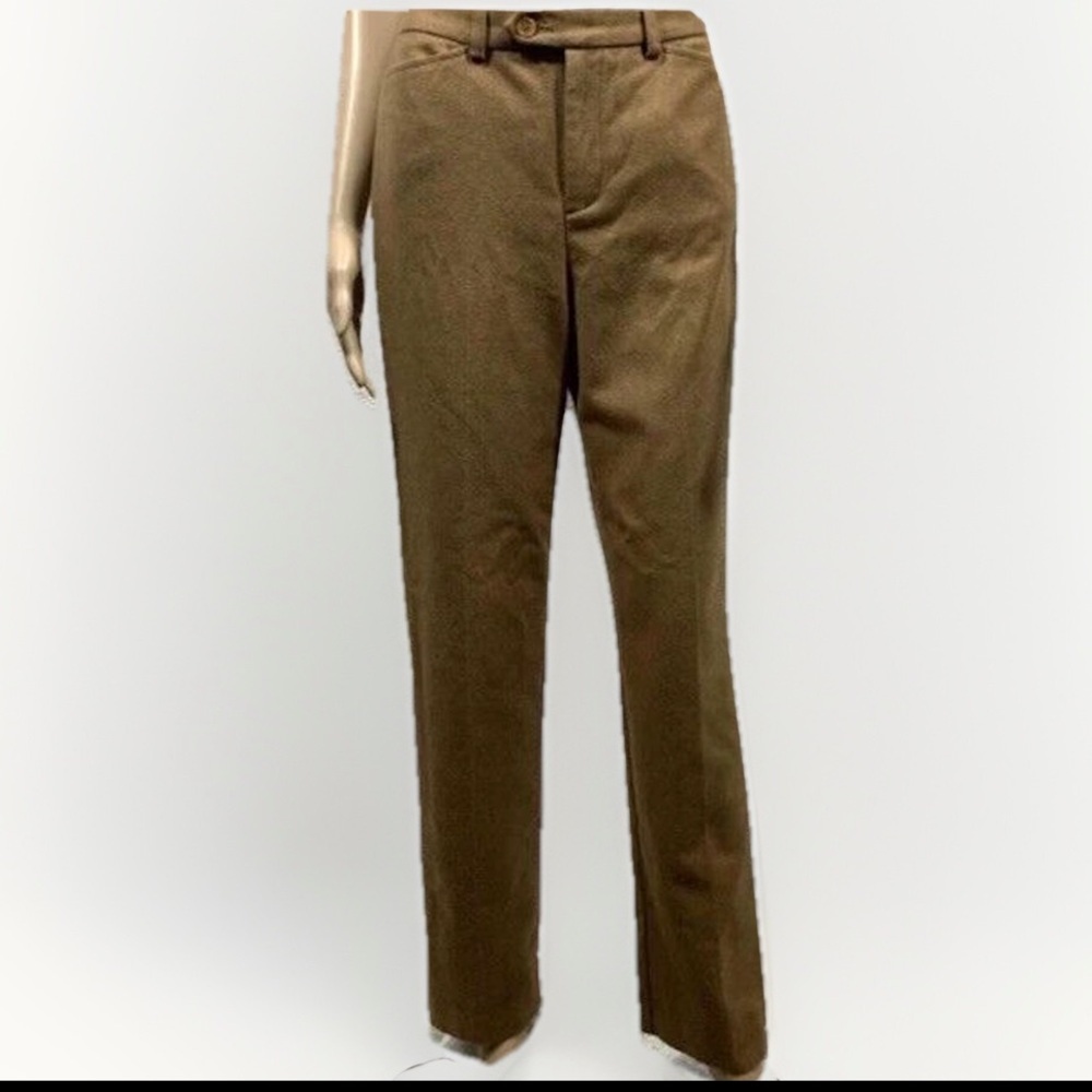 GAP Straight Leg Tan Wool Blend Trousers Pants Women’s Size 6 Academia Old Money
